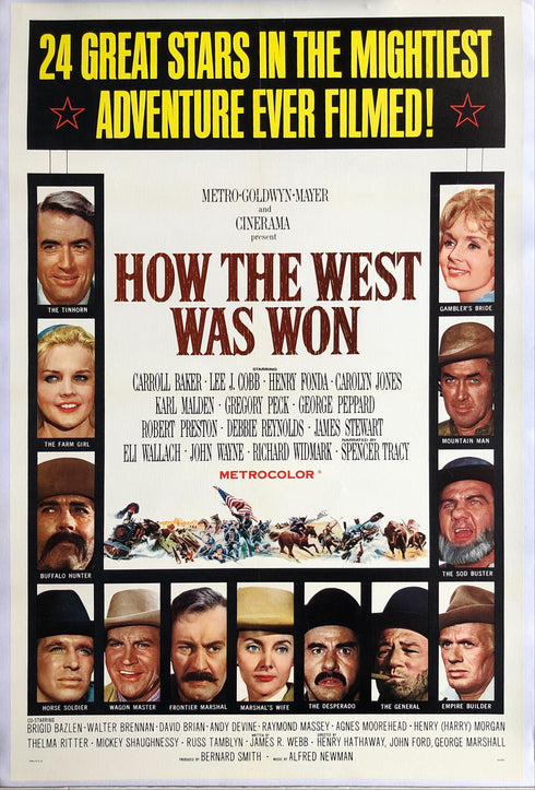 How the West Was Won (1964) <br> one sheet poster, rolled